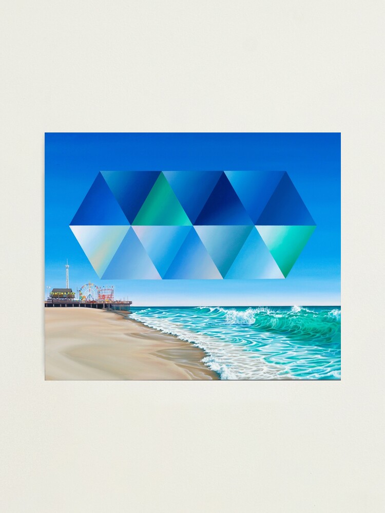 Thumbnail 2 of 3, Photographic Print, Seaside Love designed and sold by missjuliec.