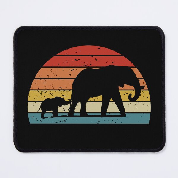 Item preview, Elephant Afica Safari Vintage Sunset Wildlife designed and sold by Yellowriversss.