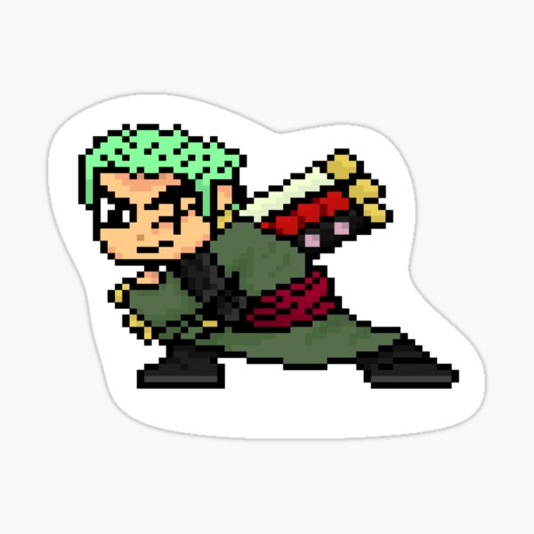 Bandeira de Pirata Zoro - pixelstickers