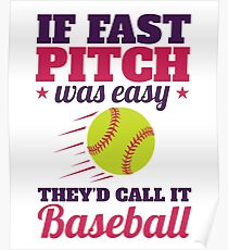softball ideas posters redbubble softball posters ideas