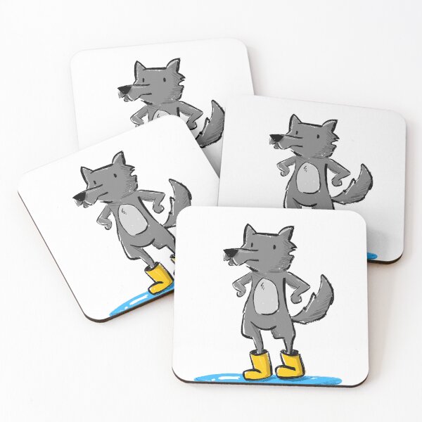 Item preview, Rainboot Wolf designed and sold by shopbrende.