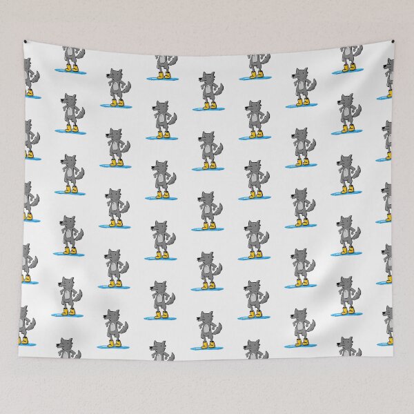 Item preview, Rainboot Wolf designed and sold by shopbrende.