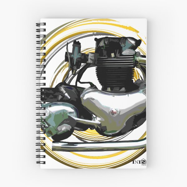 Item preview, Norton Dominator Atlas P11 Motorcycle Engine Inspired Art, Inished Productions designed and sold by Inished Productions.
