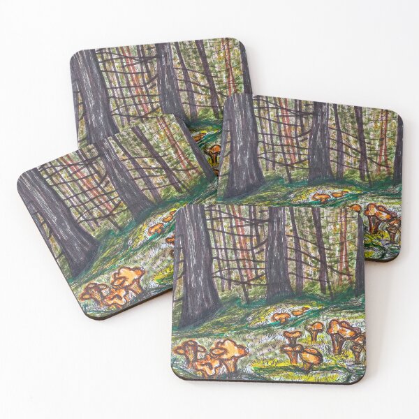 Item preview, Field of Chanterelles designed and sold by EFlowerArt.