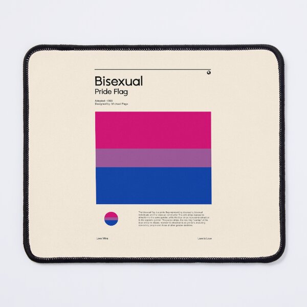 Item preview, Bisexual Pride Flag (Pride flag poster) designed and sold by RabbitK.
