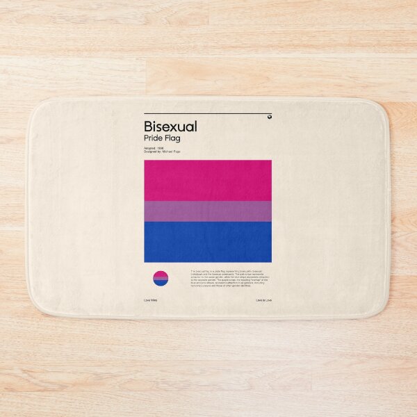 Item preview, Bisexual Pride Flag (Pride flag poster) designed and sold by RabbitK.