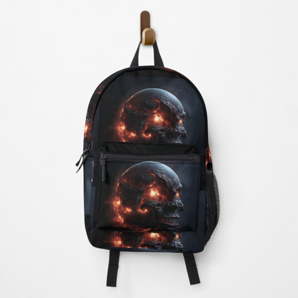 Item preview, flaming skull floating across the universe designed and sold by DanieWoods.