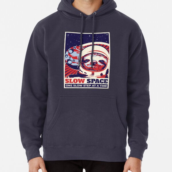 Sloth in Space Pullover Hoodie