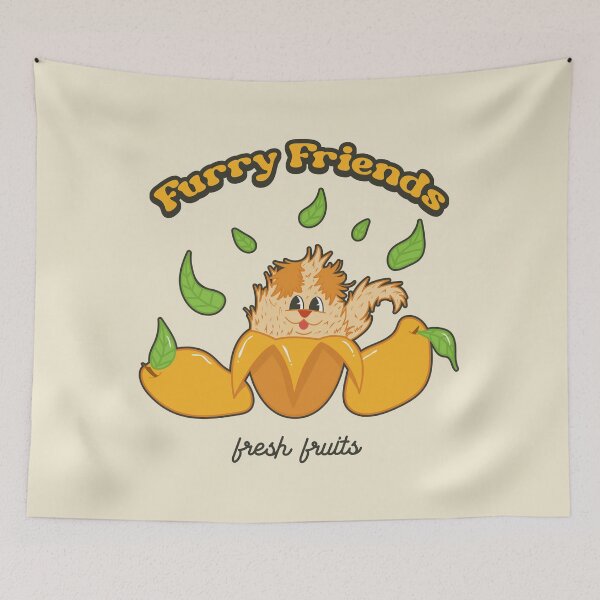 Item preview, MangopPup: furry friends, fresh fruits designed and sold by CuteAndCoolSt.