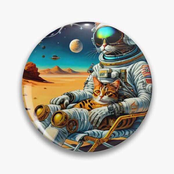 Item preview, astronaut cat designed and sold by TheBear25.