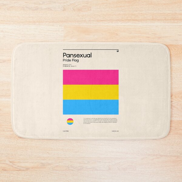 Item preview, Pansexual Pride Flag (Pride flag poster) designed and sold by RabbitK.