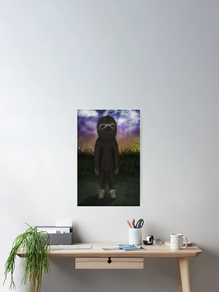 Thumbnail 2 of 3, Poster, Sloth designed and sold by TwoBitMathews.