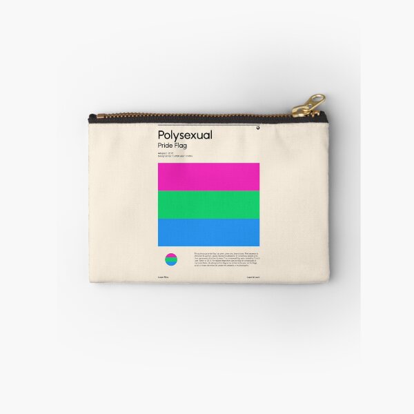 Item preview, Polysexual Pride Flag (Pride flag poster) designed and sold by RabbitK.