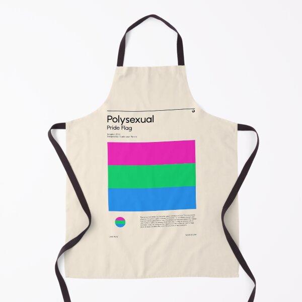 Item preview, Polysexual Pride Flag (Pride flag poster) designed and sold by RabbitK.