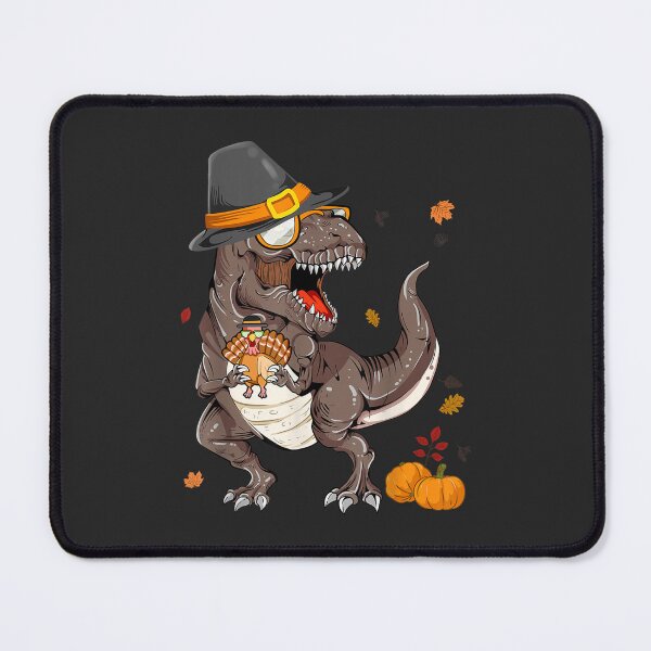 Item preview, Dinosaur Thanksgiving Pilgrim T rex Turkey Boys Men Funny designed and sold by William Parker.