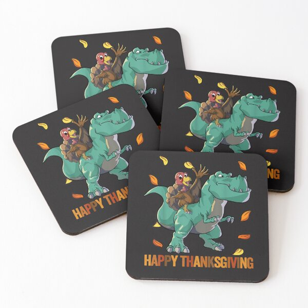 Item preview, Dinosaur Thanksgiving Shirt Boys Kids Dino T-Rex Turkey designed and sold by William Parker.