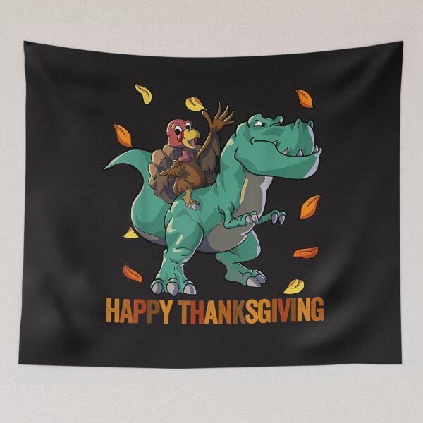 Item preview, Dinosaur Thanksgiving Shirt Boys Kids Dino T-Rex Turkey designed and sold by William Parker.
