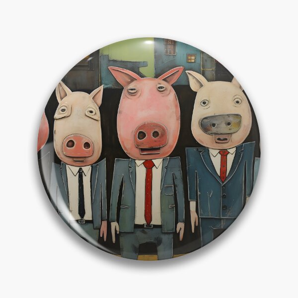 Item preview, The Employment Swine designed and sold by PinbonePress.