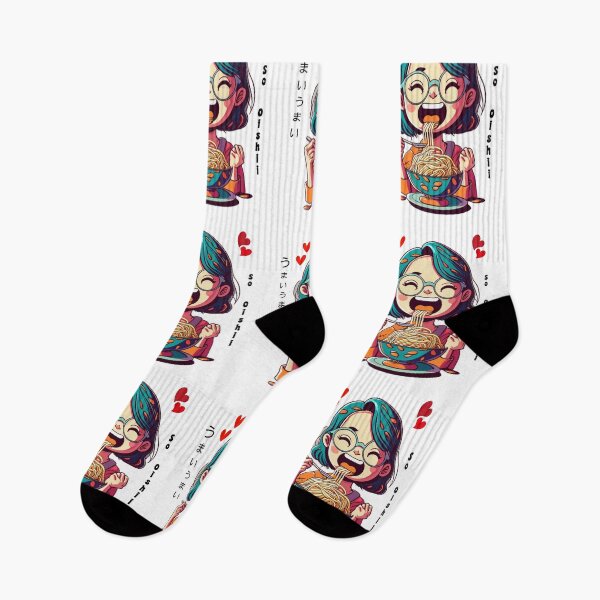 Item preview, Girl Eating Spaghetti So Oishii Yummy Good designed and sold by netfires.