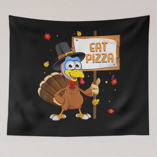 Item preview, Eat Pizza Turkey Thanksgiving Autumn Leaves Boys Girls Kids designed and sold by William Parker.
