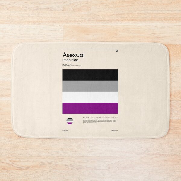 Item preview, Asexual Pride Flag (Pride flag poster) designed and sold by RabbitK.