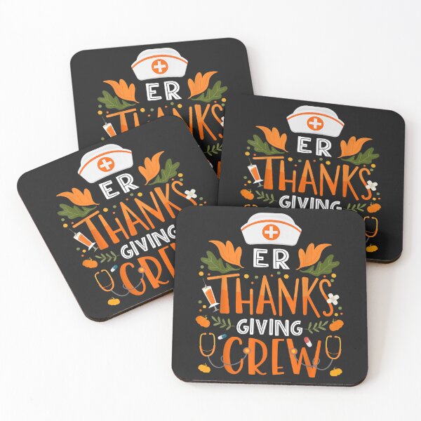 Item preview, ER Thanksgiving Nurse Crew Thanksgiving Emergency Nurses designed and sold by William Parker.