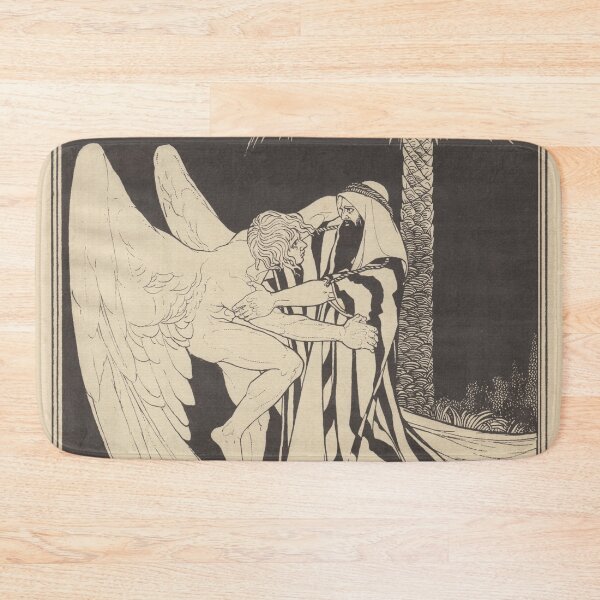Item preview, Ephraim Moses Lilien, Jacob and Angel designed and sold by NouveauEra.