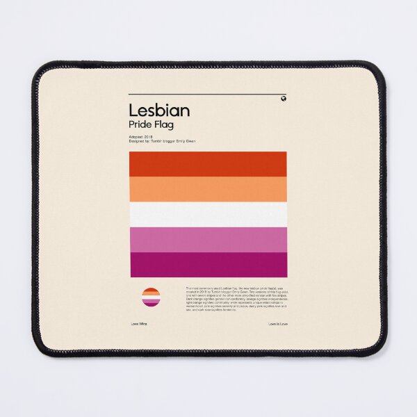 Item preview, Lesbian Pride Flag (Pride flag poster) designed and sold by RabbitK.