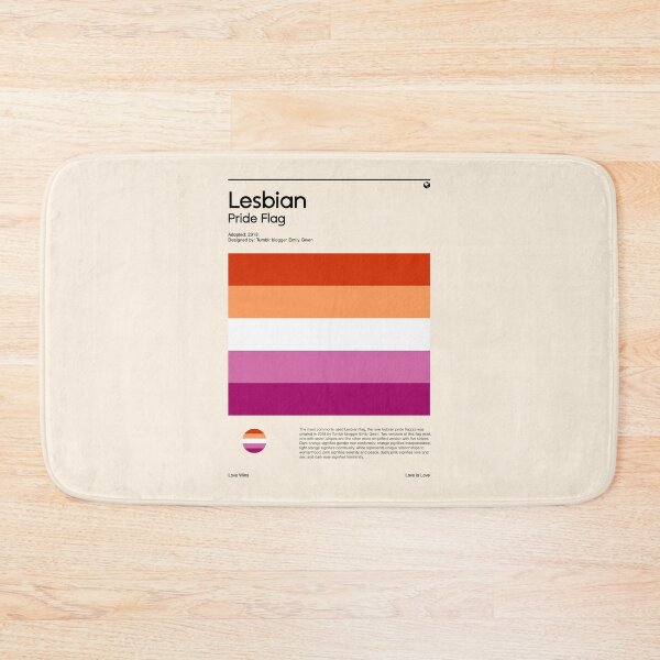 Item preview, Lesbian Pride Flag (Pride flag poster) designed and sold by RabbitK.
