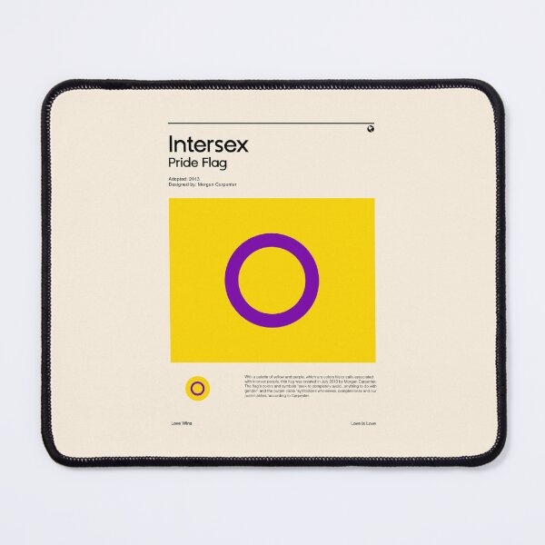 Item preview, Intersex Pride Flag (Pride flag poster) designed and sold by RabbitK.