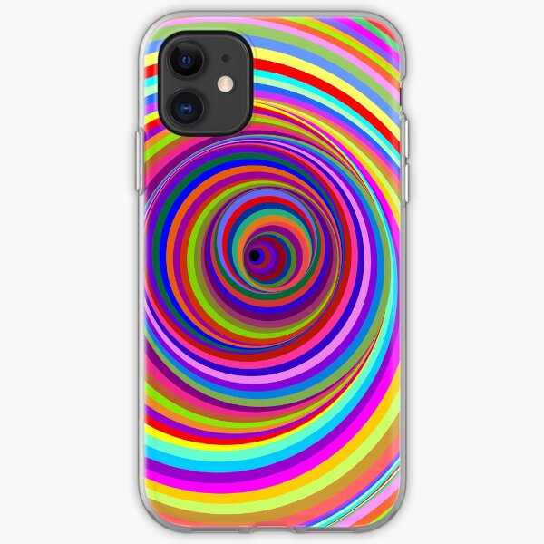 Hypnotic Psychedelic Vertigo Hole iPhone Soft Case