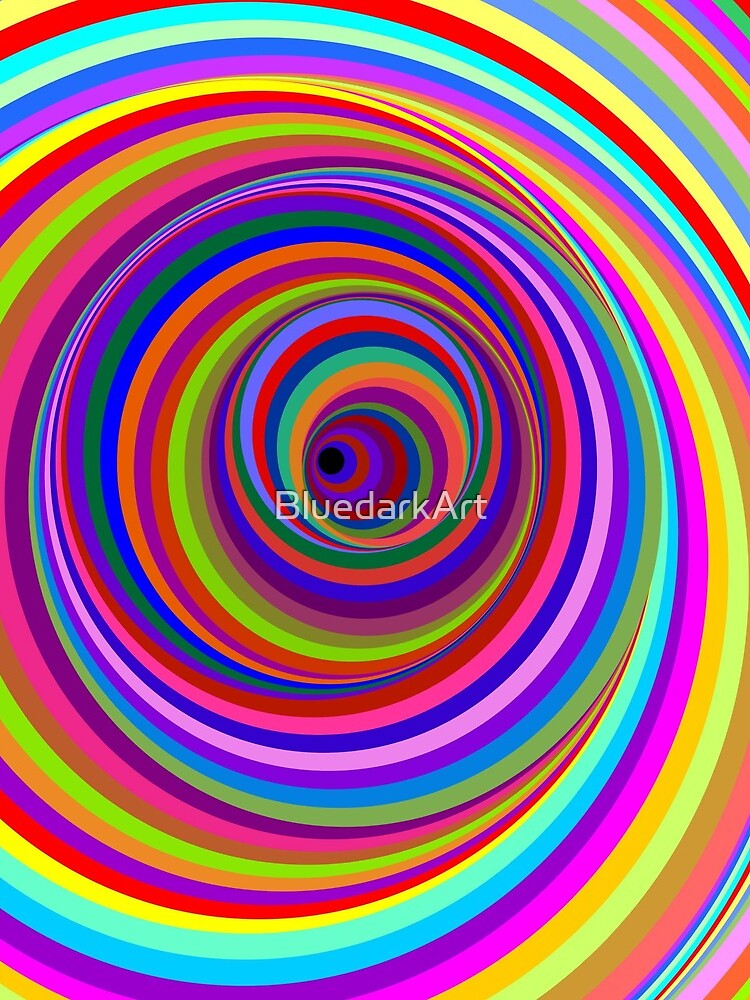 Hypnotic Psychedelic Vertigo Hole by BluedarkArt