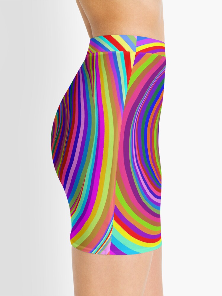 Alternate view of Hypnotic Psychedelic Vertigo Hole Mini Skirt