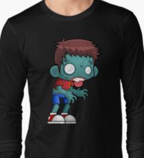 Male Cartoon Zombie Long Sleeve T-Shirt