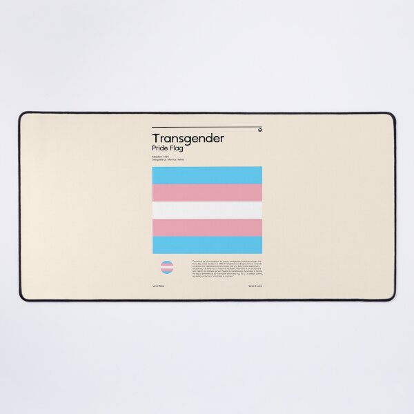 Item preview, Transgender Pride Flag (Pride flag poster) designed and sold by RabbitK.