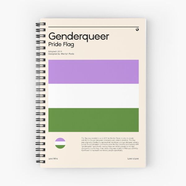 Item preview, Genderqueer Pride Flag (Pride flag poster) designed and sold by RabbitK.