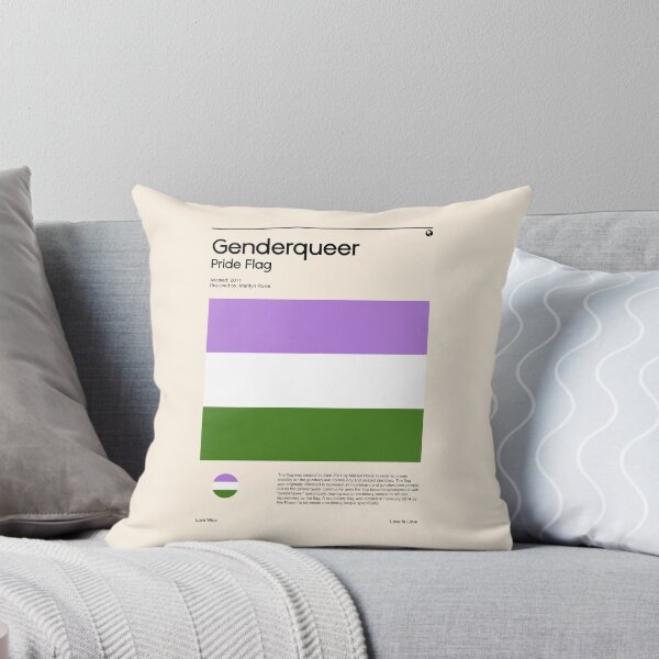 Item preview, Genderqueer Pride Flag (Pride flag poster) designed and sold by RabbitK.