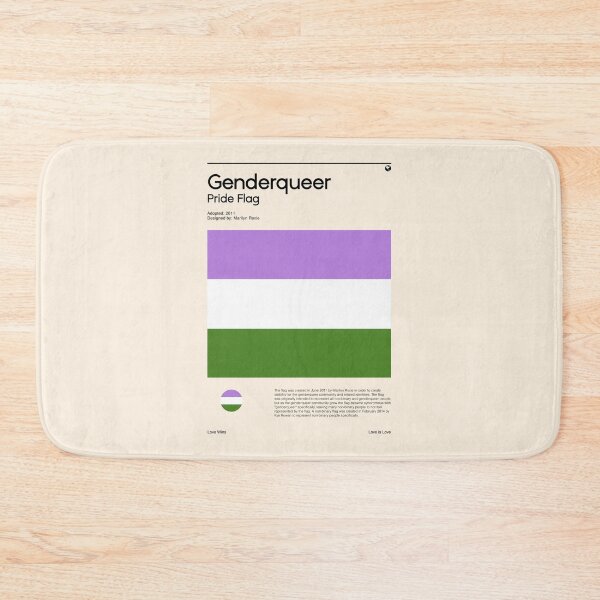 Item preview, Genderqueer Pride Flag (Pride flag poster) designed and sold by RabbitK.