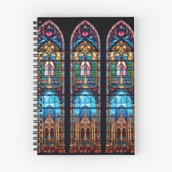 Item preview, cathedral stained glass window designed and sold by DanieWoods.