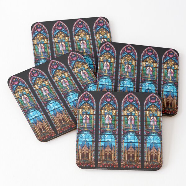 Item preview, cathedral stained glass window designed and sold by DanieWoods.