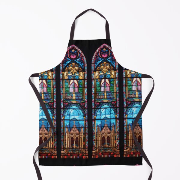 Item preview, cathedral stained glass window designed and sold by DanieWoods.