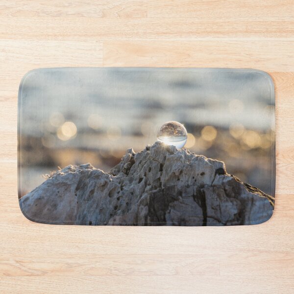 Item preview, Crystal Ball on a Driftwood Pedestal at the Beach - Take Two designed and sold by Georgia Mizuleva.