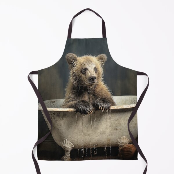 Item preview, Bear Cub in Bathtub designed and sold by Elisabeth Lucas.