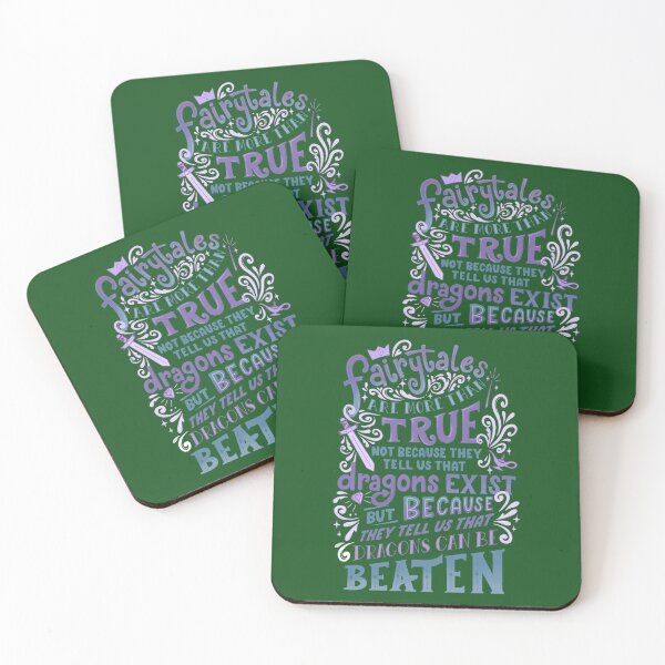 Item preview, Fairytales and Dragons Quote Neil Gaiman designed and sold by UmitheCarpen33.
