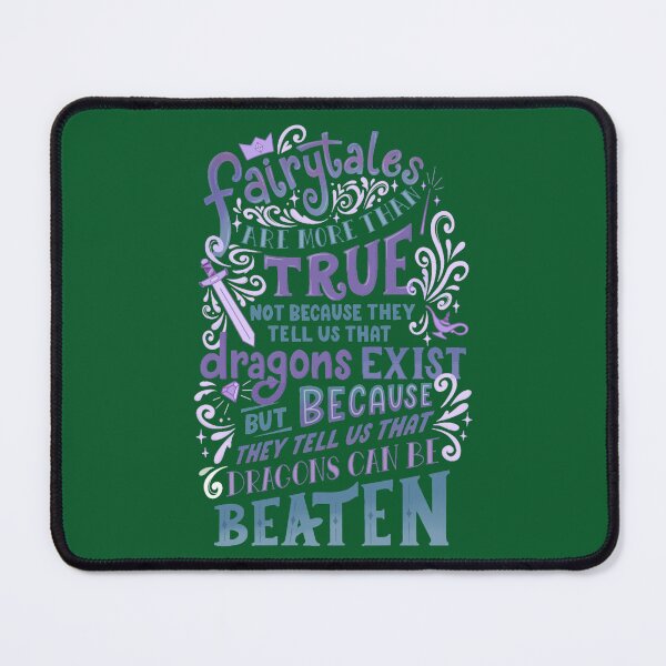 Item preview, Fairytales and Dragons Quote Neil Gaiman designed and sold by UmitheCarpen33.