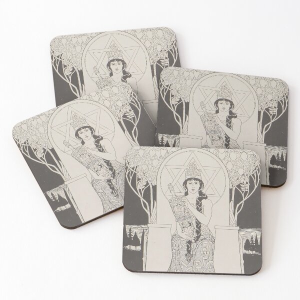 Item preview, Ephraim Moses Lilien, The Queen of Sabbath designed and sold by NouveauEra.