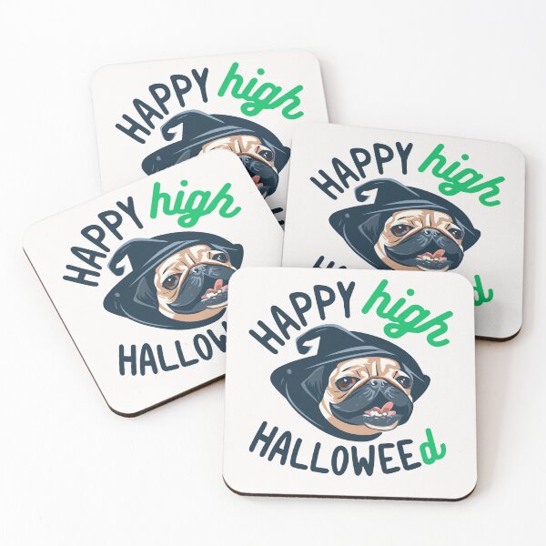 Item preview, Happy Halloweed l A high pug designed and sold by MoreThanMotors.