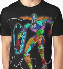 Camiseta gráfica Stained glass nightmare