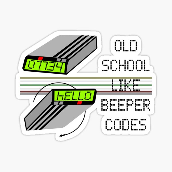 Beeper Stickers Redbubble