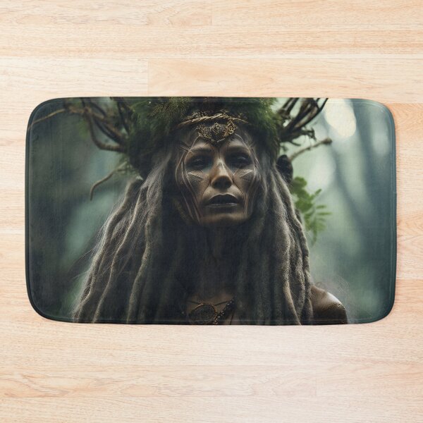 Item preview, Old Shaman Lady 1 designed and sold by Red Witch Art.